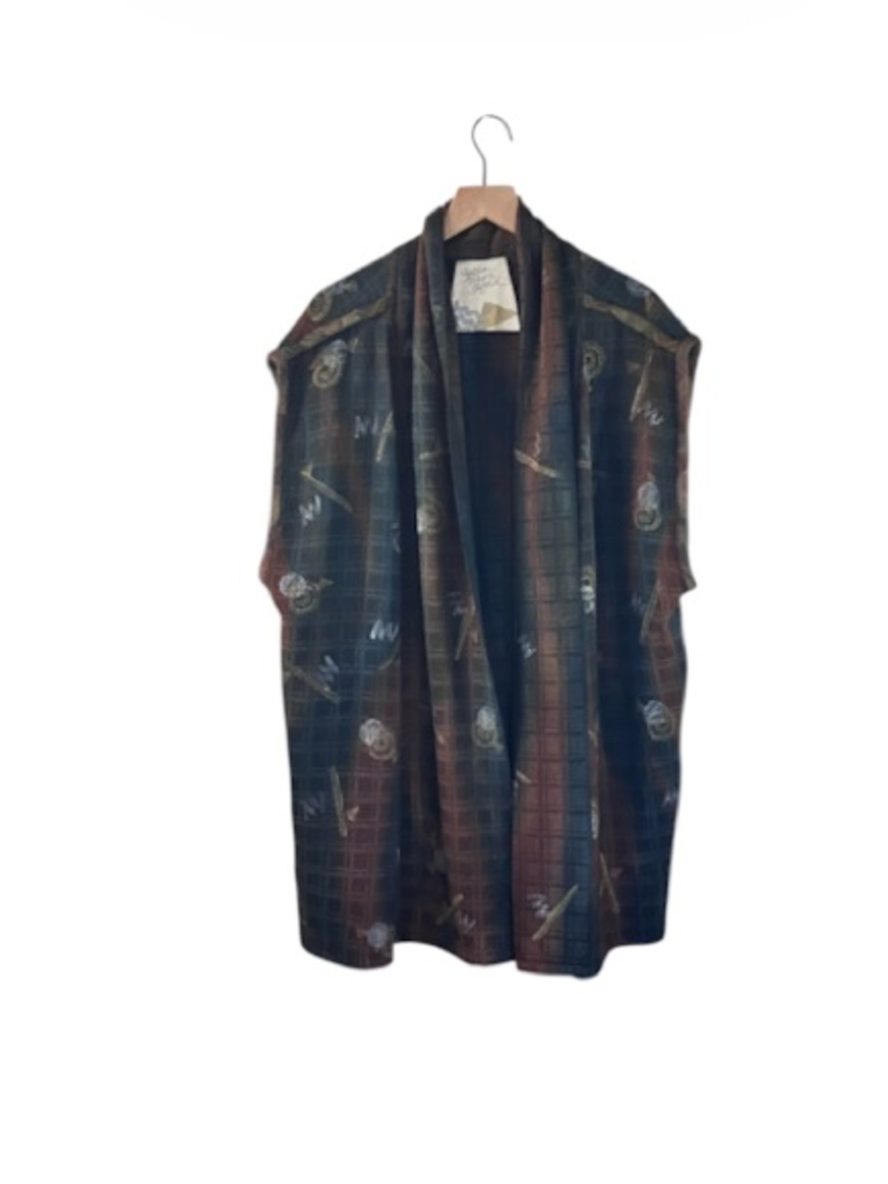Cynthia Wayne Gaffeild Hand Dyed Silk Cardigan